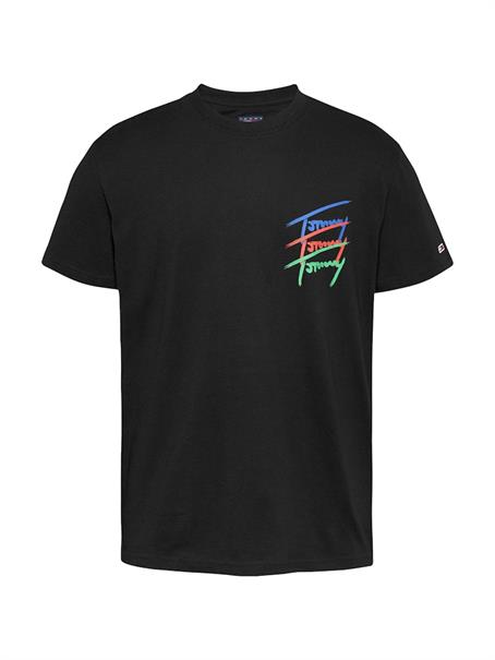 TJM REG TWISTED SIGNTR TEE EXT black