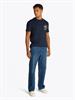 TJM REG TWISTED SIGNTR TEE EXT dark night navy