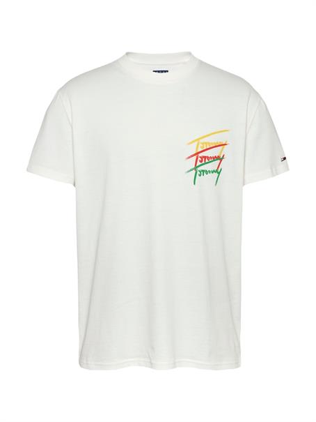 TJM REG TWISTED SIGNTR TEE EXT ecru