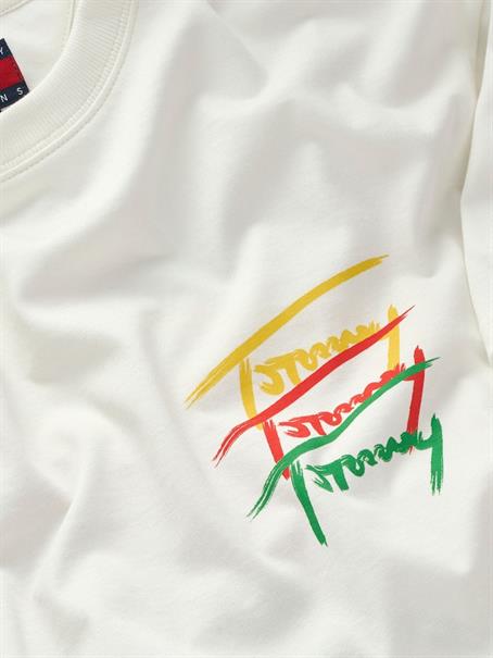 TJM REG TWISTED SIGNTR TEE EXT ecru