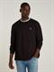 TJM REG WAFFLE L/S TEE black