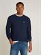 TJM REG WAFFLE L/S TEE dark night navy
