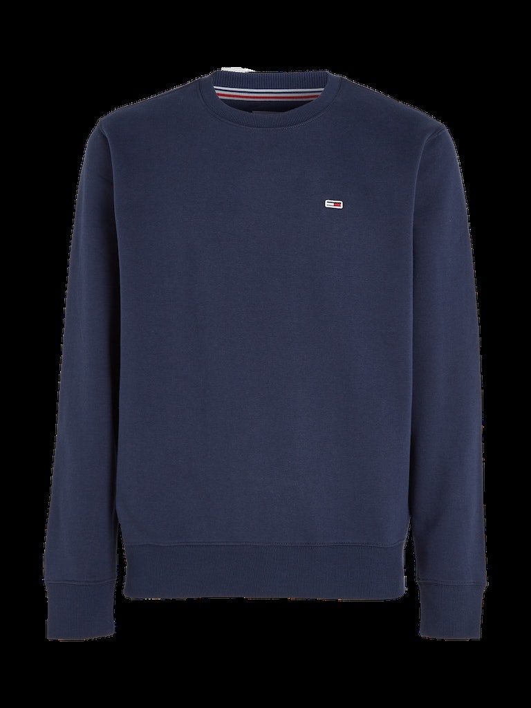 Tommy Jeans Herren Sweatshirt TJM REGULAR FLEECE C NECK lt grey htr bequem  online kaufen bei