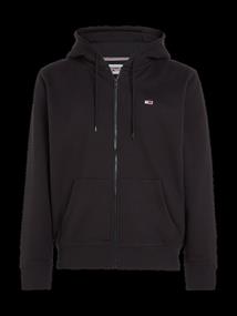 TJM REGULAR FLEECE ZIP HOODIE black