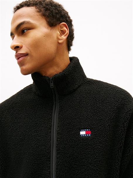 TJM RLX BADGE ZIP-THRU TEDDY EXT black