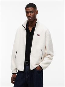 TJM RLX BADGE ZIP-THRU TEDDY EXT cream