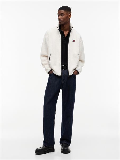TJM RLX BADGE ZIP-THRU TEDDY EXT cream