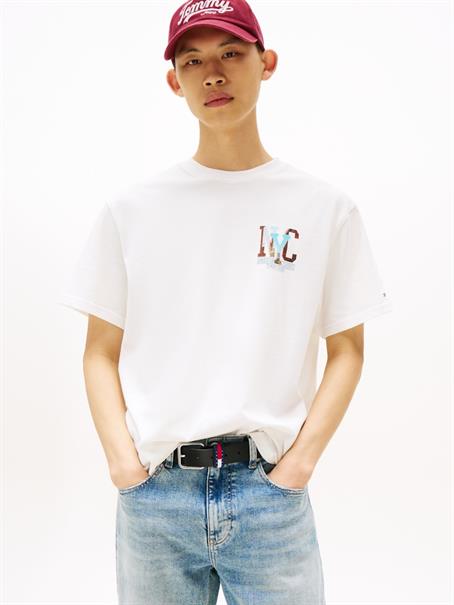 TJM RLX NOVELTY GRAPHIC 3 S/S T ecru