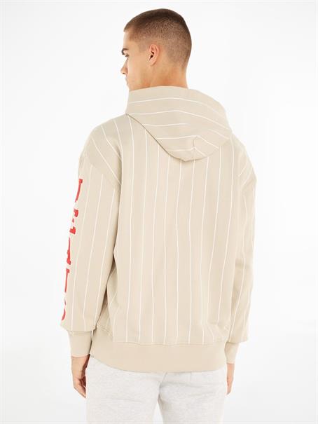 TJM RLX PINSTRIPE HOODIE beige