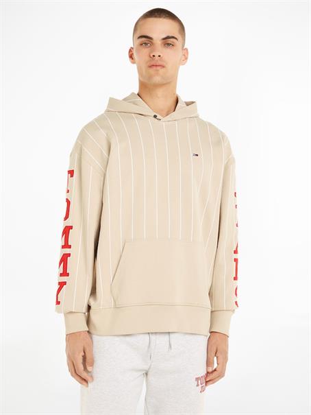 TJM RLX PINSTRIPE HOODIE beige