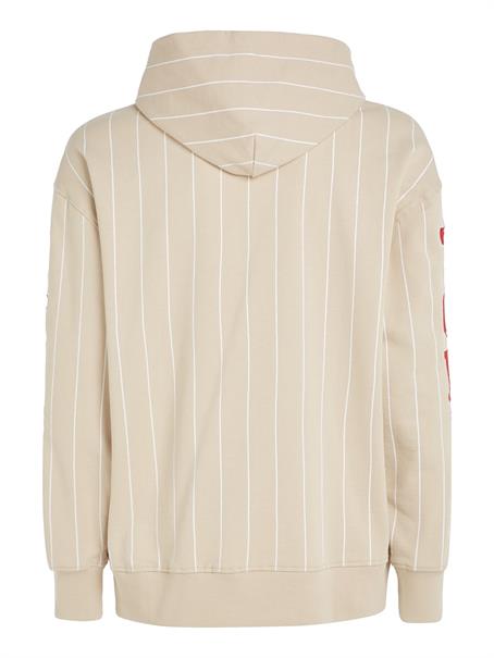 TJM RLX PINSTRIPE HOODIE beige