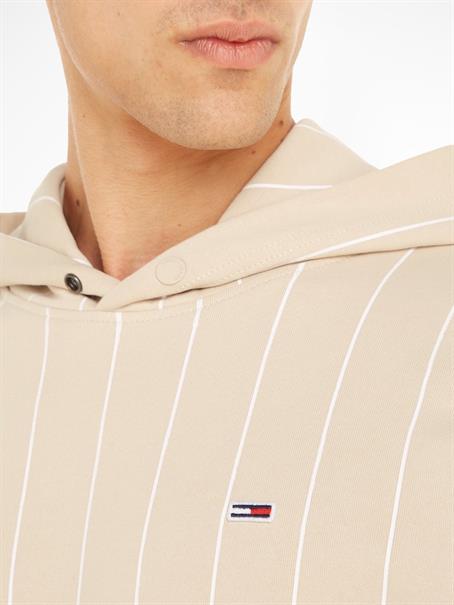 TJM RLX PINSTRIPE HOODIE beige