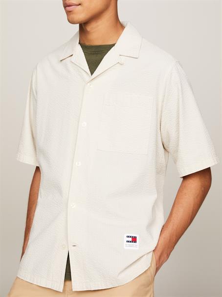TJM RLX SEERSUCKER CAMP SHIRT newsprint
