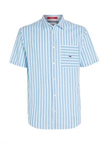 TJM RLX SS STRIPE LINEN SHIRT skysail - stripe