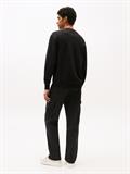 TJM RLX WAFFLE SCRIPT CREW black