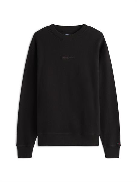TJM RLX WAFFLE SCRIPT CREW black