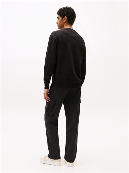 TJM RLX WAFFLE SCRIPT CREW black