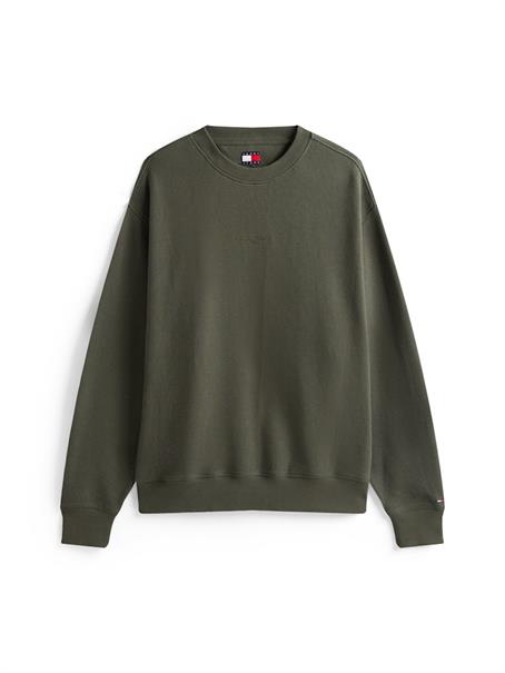 TJM RLX WAFFLE SCRIPT CREW pewter green