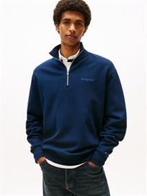TJM RLX WAFFLE SCRIPT QRTR ZIP dark night navy