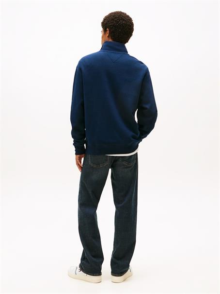 TJM RLX WAFFLE SCRIPT QRTR ZIP dark night navy