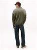 TJM RLX WAFFLE SCRIPT QRTR ZIP pewter green