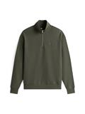 TJM RLX WAFFLE SCRIPT QRTR ZIP pewter green