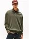 TJM RLX WAFFLE SCRIPT QRTR ZIP pewter green