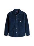 TJM RLX WASHED CORD SHIRT EXT dark night navy
