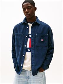 TJM RLX WASHED CORD SHIRT EXT dark night navy