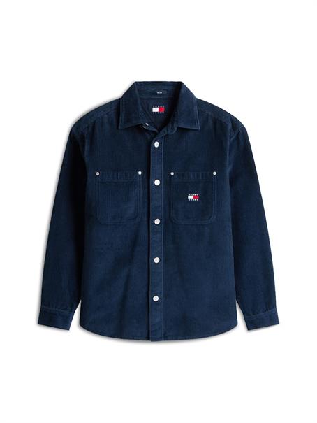 TJM RLX WASHED CORD SHIRT EXT dark night navy