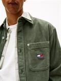 TJM RLX WASHED CORD SHIRT EXT pewter green