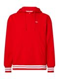 TJM RLXD COLLEGIATE HOODIE deep crimson