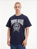 TJM RLXD VARSITY LOGO TEE twilight navy