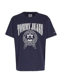 TJM RLXD VARSITY LOGO TEE twilight navy