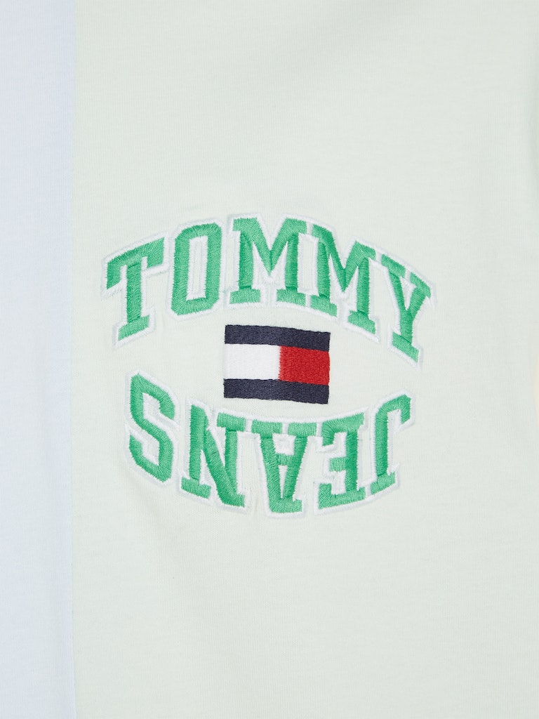 Tommy Jeans Herren T-Shirt TJM SKATE VERTICAL STRIPE TEE minty bequem  online kaufen bei