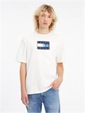 TJM SKATER TARTAN FLAG TEE ancient white