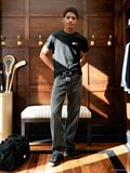 TJM SLIM ESSENTIAL FLAG TEE EXT black