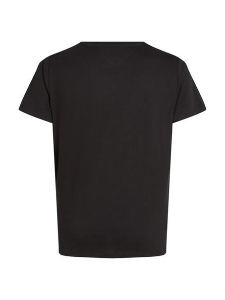 TJM SLIM ESSENTIAL FLAG TEE EXT black