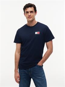TJM SLIM ESSENTIAL FLAG TEE EXT dark blue
