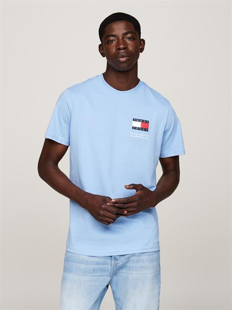 TJM SLIM ESSENTIAL FLAG TEE EXT westside blue