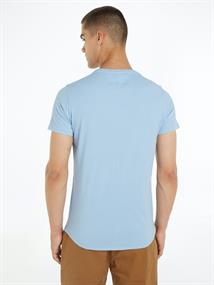 TJM SLIM JASPE C NECK chambray blue