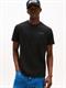 TJM SLIM LINEAR CHEST TEE EXT black