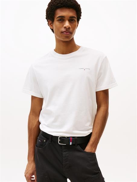 TJM SLIM LINEAR CHEST TEE EXT ecru