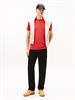 TJM SLIM LINEAR CHEST TEE EXT terracotta red