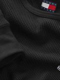 TJM SLIM WAFFLE L/S TEE EXT black