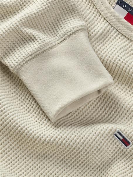 TJM SLIM WAFFLE L/S TEE EXT newsprint