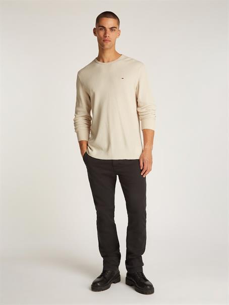 TJM SLIM WAFFLE L/S TEE EXT newsprint