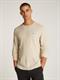 TJM SLIM WAFFLE L/S TEE EXT newsprint