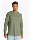 TJM SLIM WAFFLE LS TEE EXT aruba green