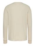 TJM SLIM WAFFLE LS TEE EXT newsprint